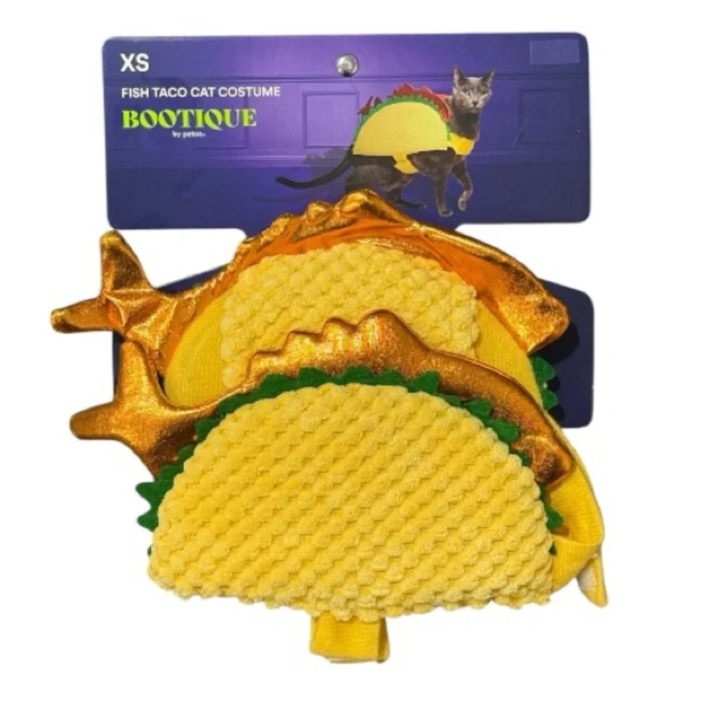 Bootique Fish Taco Pet Costume - Size Extra Small - NWT